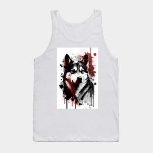 Husky Portrait Tank Top